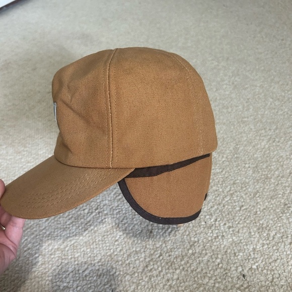 Vintage Carhartt Hat Medium Quilted Insulated Ear Neck Flap Duck Canvas - Picture 9 of 11